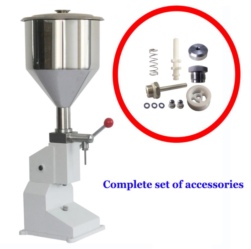 1Set A03/A02 Manual Filling Machine Parts Filling Nozzle Piston Spring Screw Paste/liquid Consumables