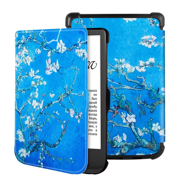 Slim magnetyczne inteligentne etui do Pocketbook 627 616 632 633 dotykowy Lux 4 dotykowy HD 3/podstawowe Lux 2 pokrywa: 616 tpu xhua