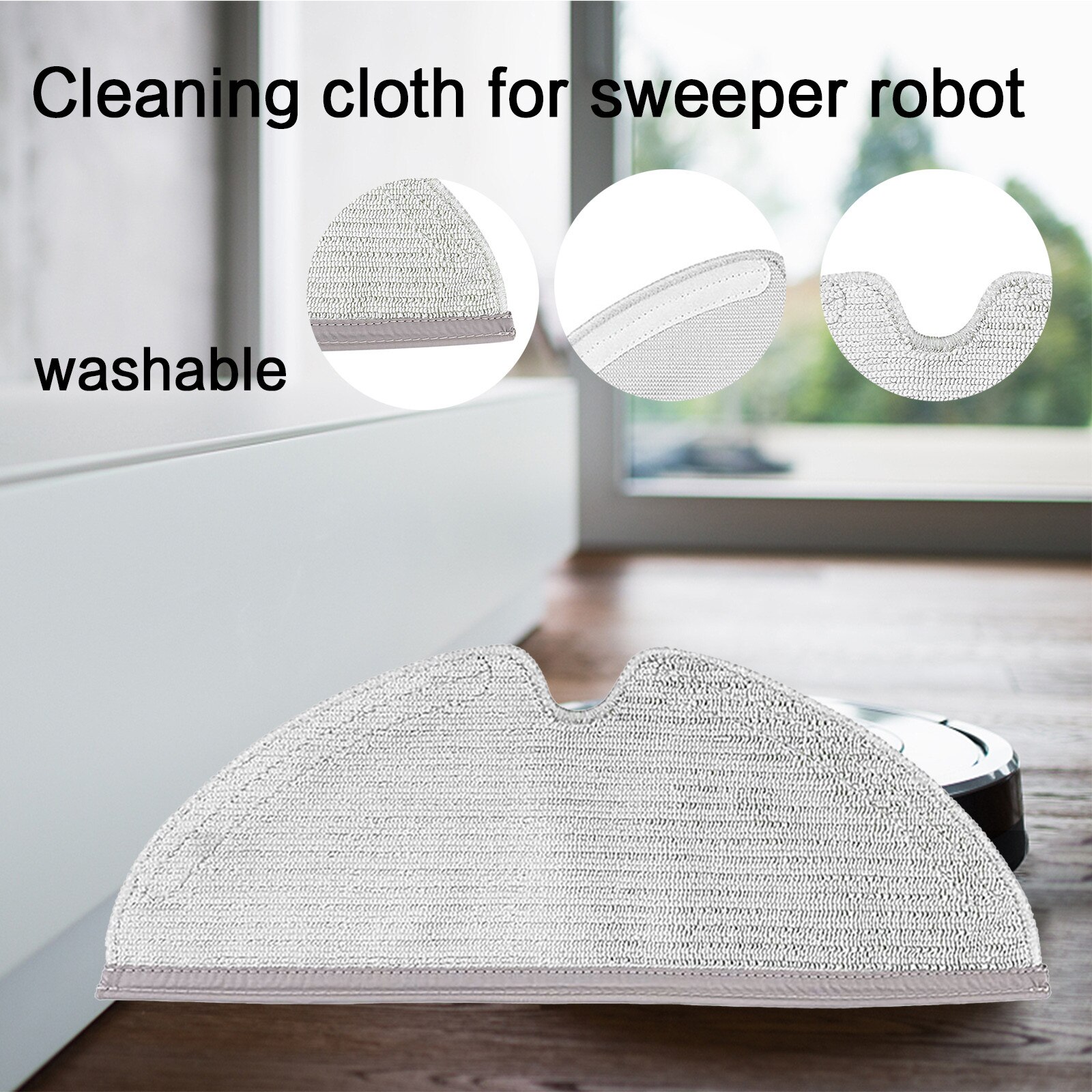 Robot Stofzuiger Schoonmaken Doek Accessoires Voor Roborock T7 Serie Speciale Water Tank Doek Wasbare Mop Onderdelen # P45
