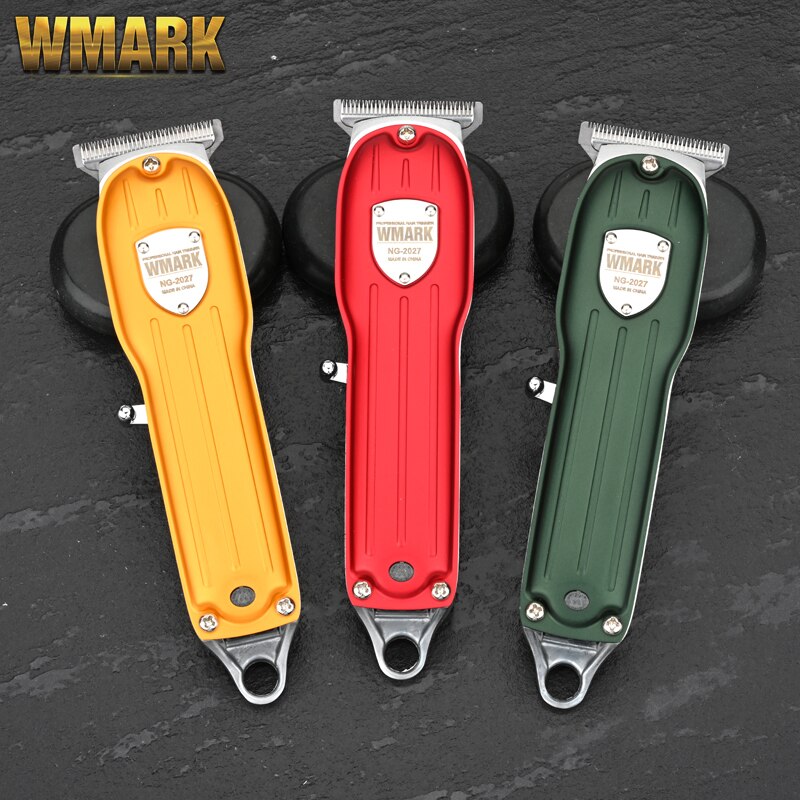 WMARK NG-2027 hair clippers Zero-cut detail trimmer beard car electric haircut razor edge T-wide blade 7000 RPM