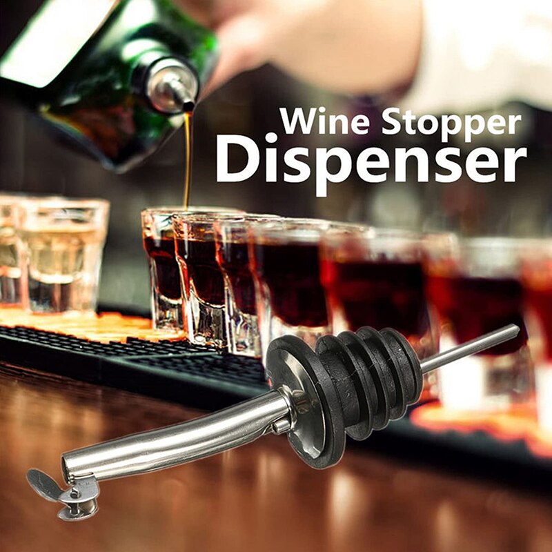 1PCS Stainless Steel Drinks Wine Cocktail Pourer Dispenser Alcohol Quantitative Liquor Pouring Device Home Bar Accessories