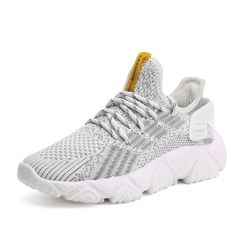 Lente Kinderen Sport Loopschoenen Ademend Mesh Sneakers Zachte Kinderen School Casual Wandelschoenen Schoeisel Peuters Jongens Schoeisel: White / 31