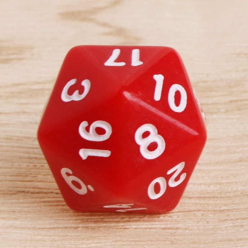 20 Pcs Multicolor Acryl Cube Dice Kralen Multiaspect Draagbare Tafel Games Speelgoed