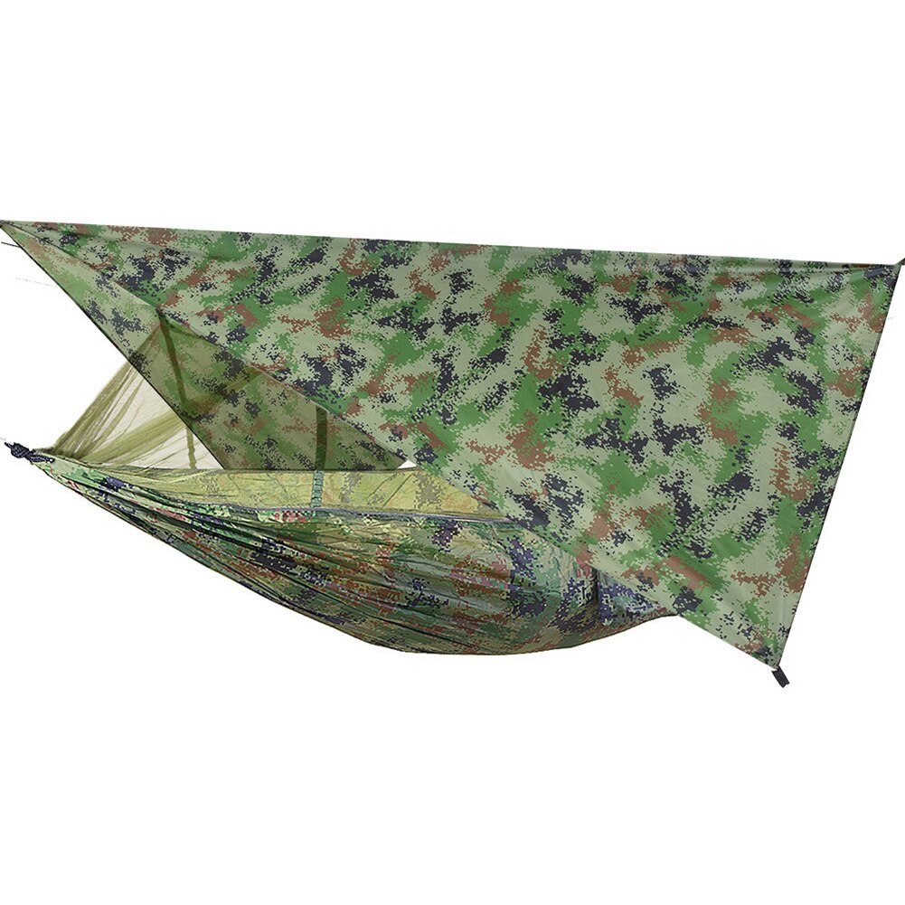 Portable Outdoor Camping Jungle Swing Hammock Mosquito Net Canopy Hanging Bed