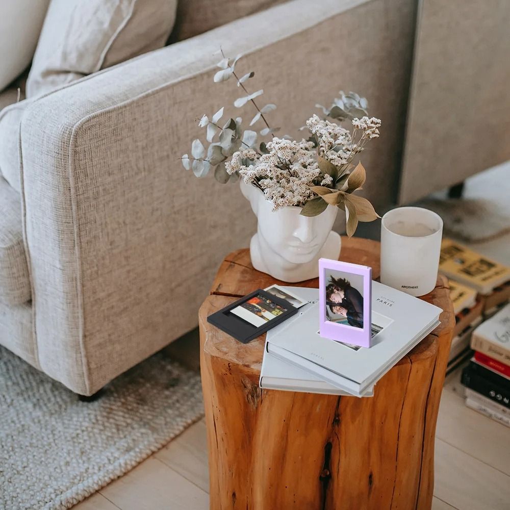 Fujifilm Instax-mini marco de fotos Vertical, cámara de película instantánea colorida de 3 pulgadas, decoración de escritorio,