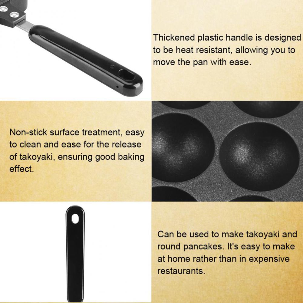 12 Holtes Aluminium Takoyaki Pan Takoyaki Maker Octopus Kleine Ballen Bakken Formulieren Mold Pannen Thuis Koken Gereedschap