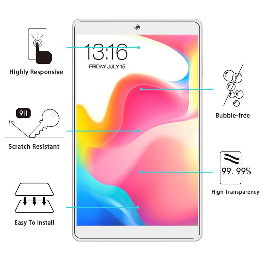 Voor Teclast P80 Pro Screen Protector, tablet Beschermende Film Anti-Kras Gehard Glas Voor Teclast P80 Pro (8.0 ")