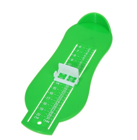 Voeten Meten Heerser Subscript Meten Kinderen Voeten Gauge Schoenen Lengte Groeiende Voet Fitting Ruler Tool Hoogte Meter Meten: Green
