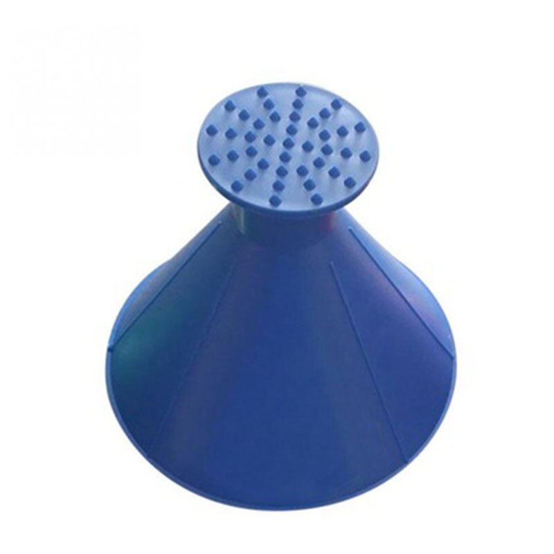 Auto Car Magic Window Windshield Car Ice Scraper Cone Shaped Funnel for Kia Rio 3 Ceed Cerato Sorento Mazda CX-5 6 Mini Cooper: Blue