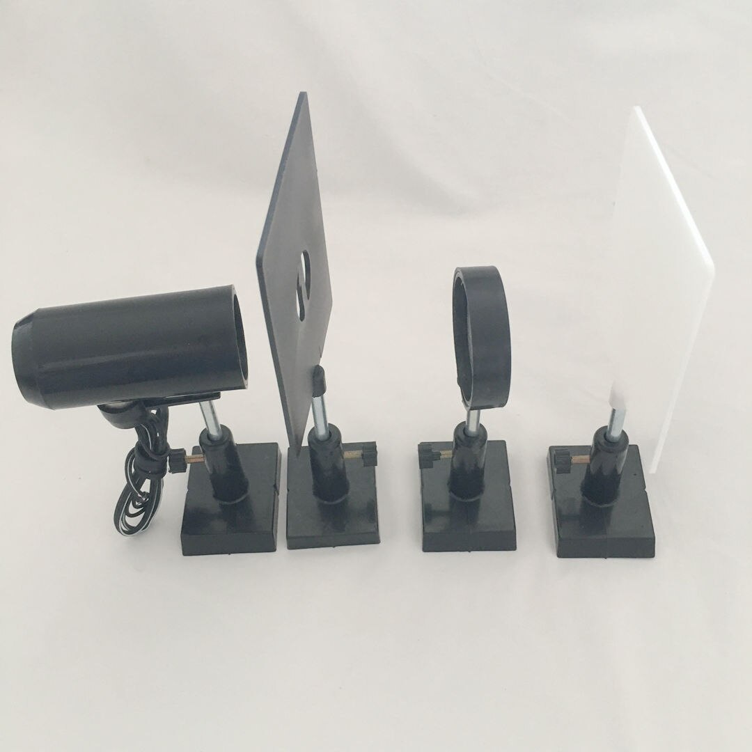 Strumenti ottici di imaging Lente Regola Dello Schermo di Luce Sorgente di Luce Del Tuffatore di Laboratorio Fisica Insegnamento Attrezzature