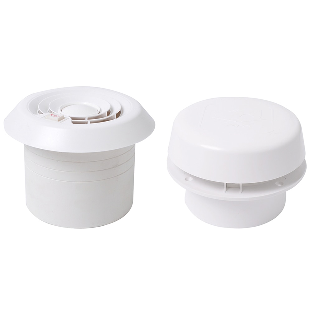 RV Accessories 12V RV Roof Mushroom Head Silent Fan 12V White Volt RV Roof Air Vent Fan Camper Travel Trailer