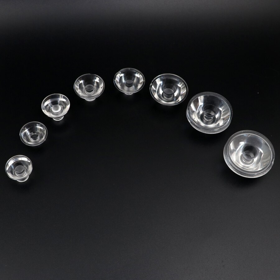 18mm 20mm 21mm 23mm 24mm 29mm 33mm 36mm 38mm Concave PMMA Lens COB LED Flashlight Condenser Flat Convex Concave Lens