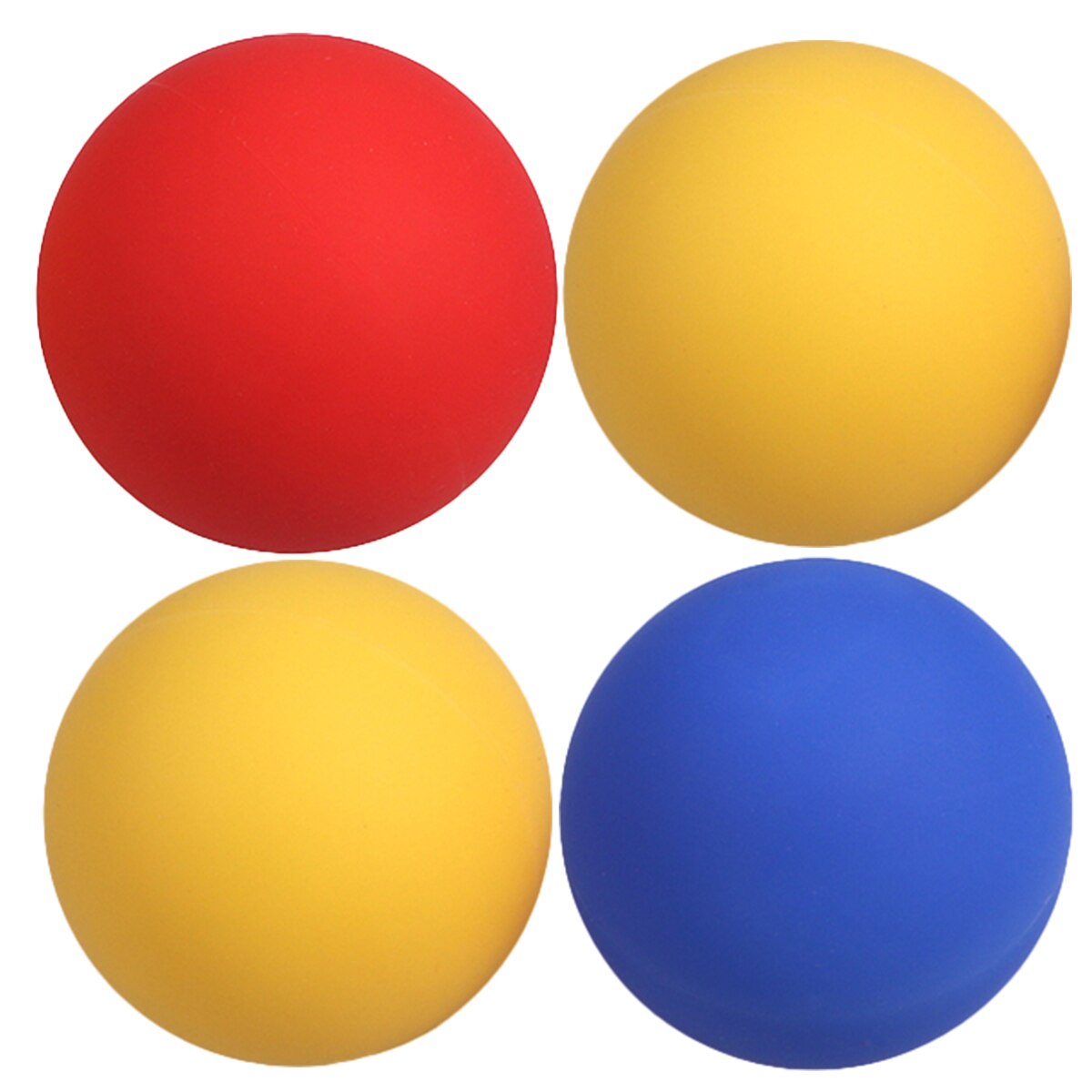 10PCS Muscle Knot Remover Massage Balls Lacrosse Balls for Fitness Myofascial Release Trigger Point Therapy (Random Color): Assorted Color 4pcs