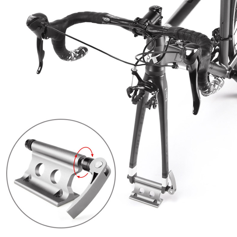 Horquilla delantera de bicicleta QR, Clip fijo, estante de equipaje para bicicleta de montaña, coche y SUV, accesorios de marco fijo portátiles modificados, suministros de equitación