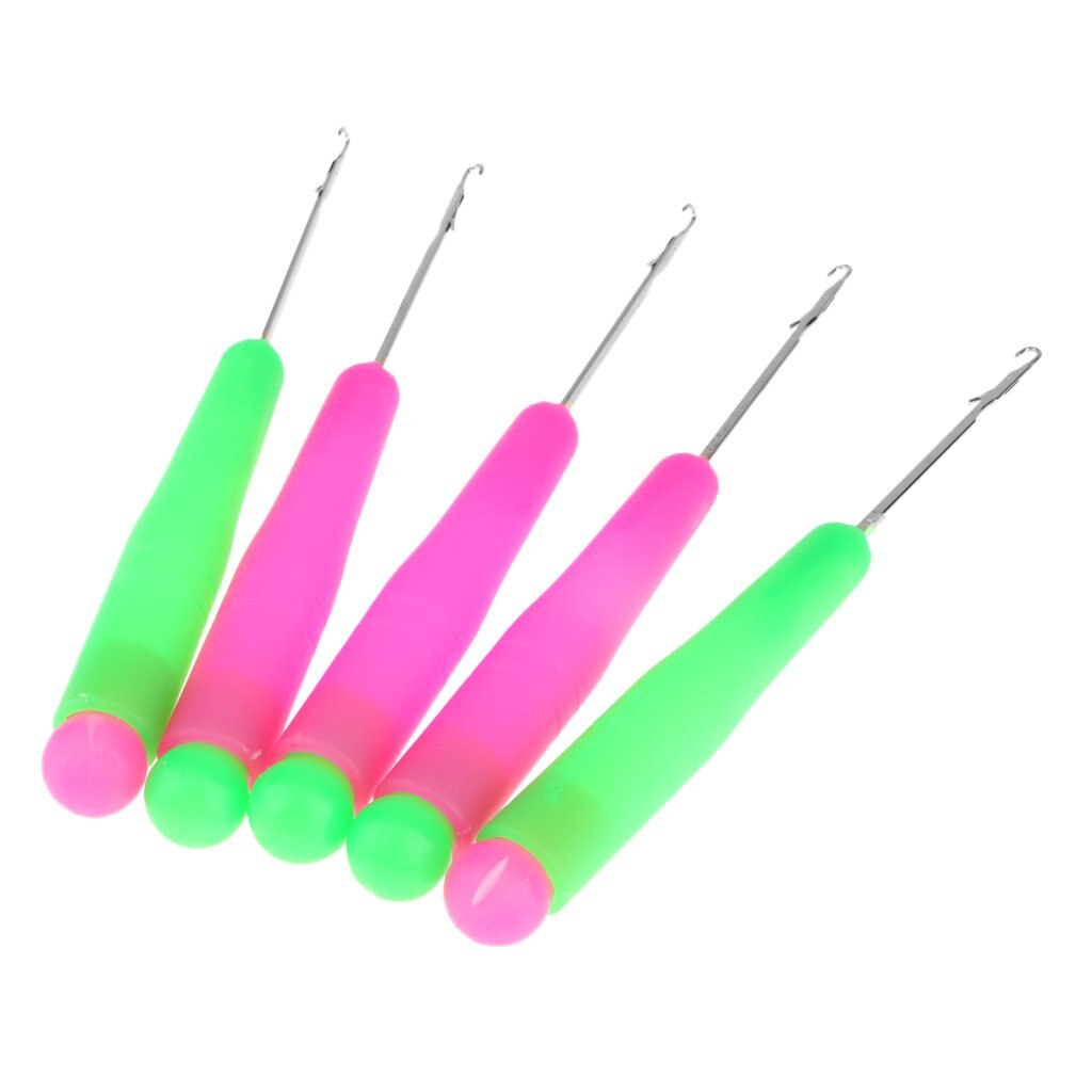 Hair Weaving Needle Crochet Hook For Braids Plastic Crochet Hair Needle Crochet Braid Latch Hook Needle