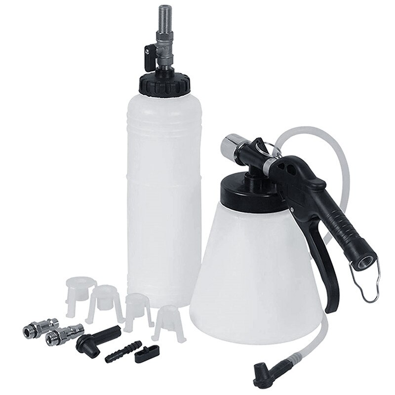 Kit de purgeur d'embrayage de frein à vide pneumatique 0.7 litres & 0.8L maître-cylindre outil de purge de liquide de pression d'air pour voitures