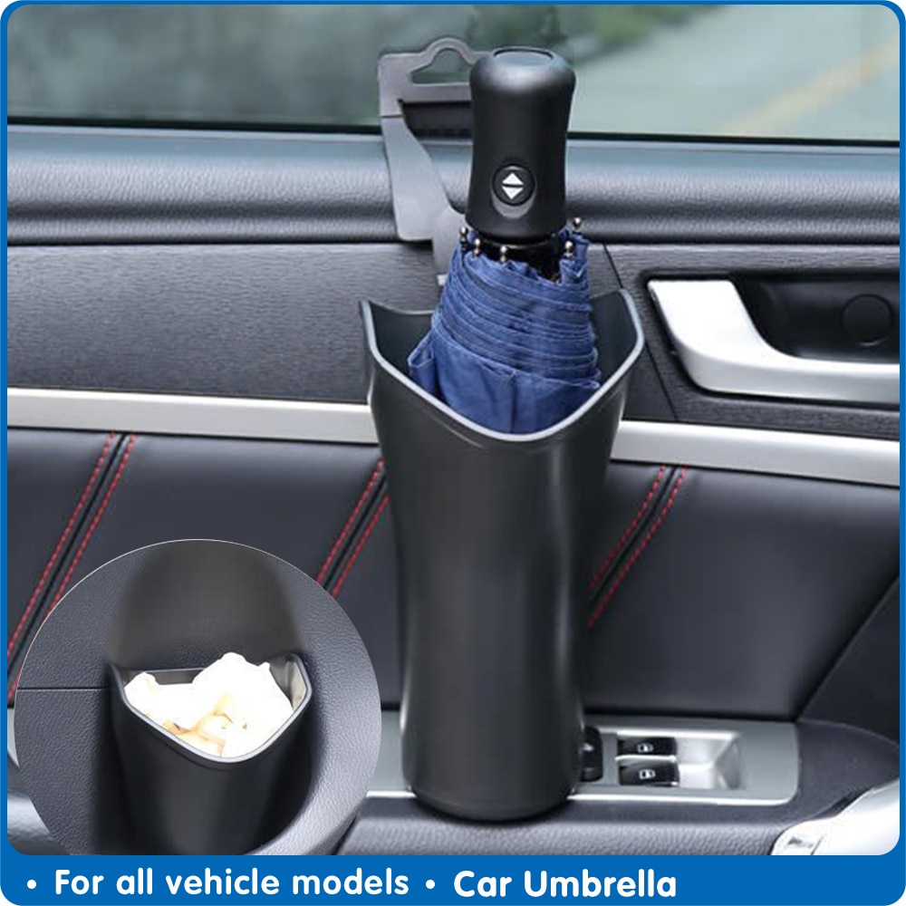 Auto Paraplu Houder Opknoping Haken Voor Paraplu Multifunctionele Auto Organizer Water Paraplu Houder Auto Interieur Accessoires