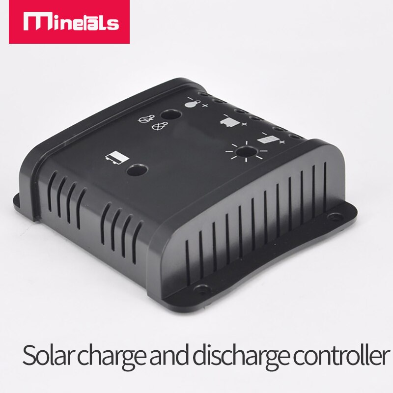 12V 10A Solar energy charge discharge controller PWM solar charge controller Li ion LFP4 Lead-acid controller