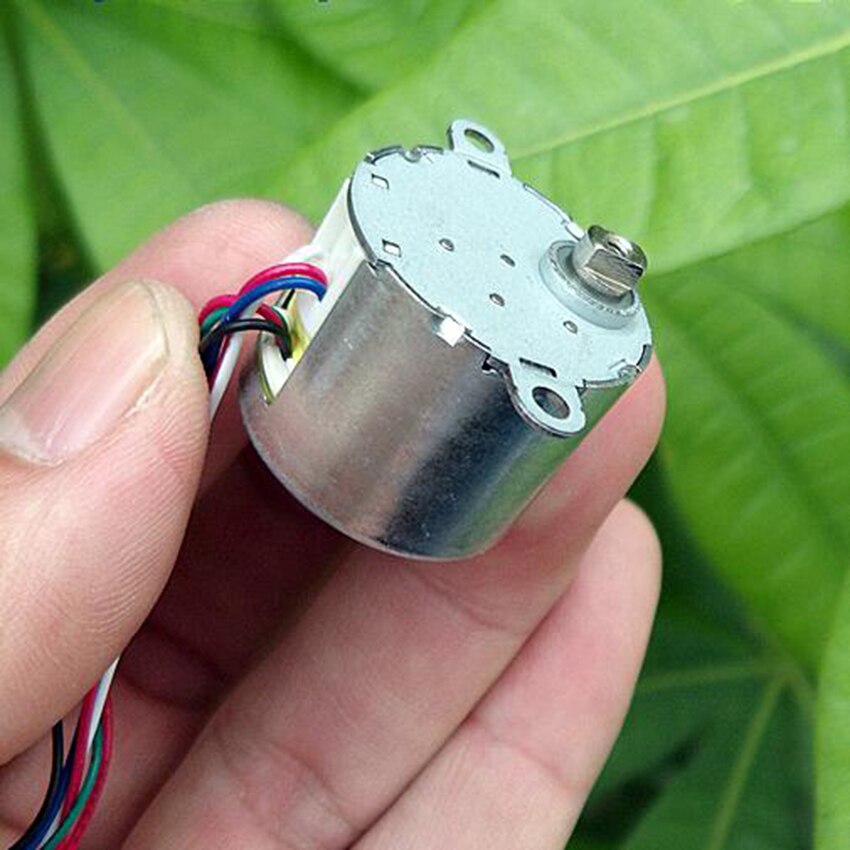 24BYJ DC 5V Stepper Motor 2 Phase 6 Wire Stepping Gear Motor Angle:5.625
