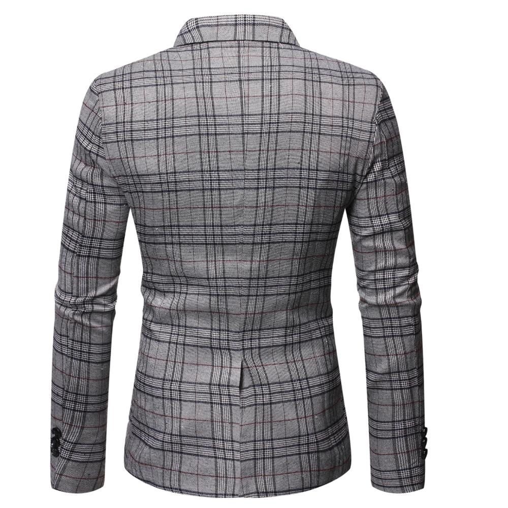 Märkeskläder jacka höst kostym jacka herr kavaj slimmad herr kostym casual kavaj herr storlek m -3xl