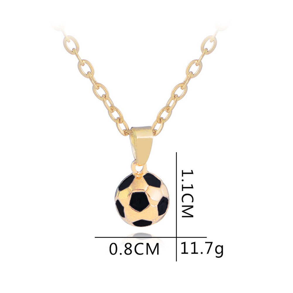 Football Pendant Men Stainless Steel Chain Russia Soccer Ball Male Sports Hip Hop Men