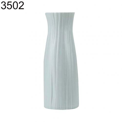 Plastique incassable Pot de fleur Vase moderne étude salle couloir mariage décor: Green 3502