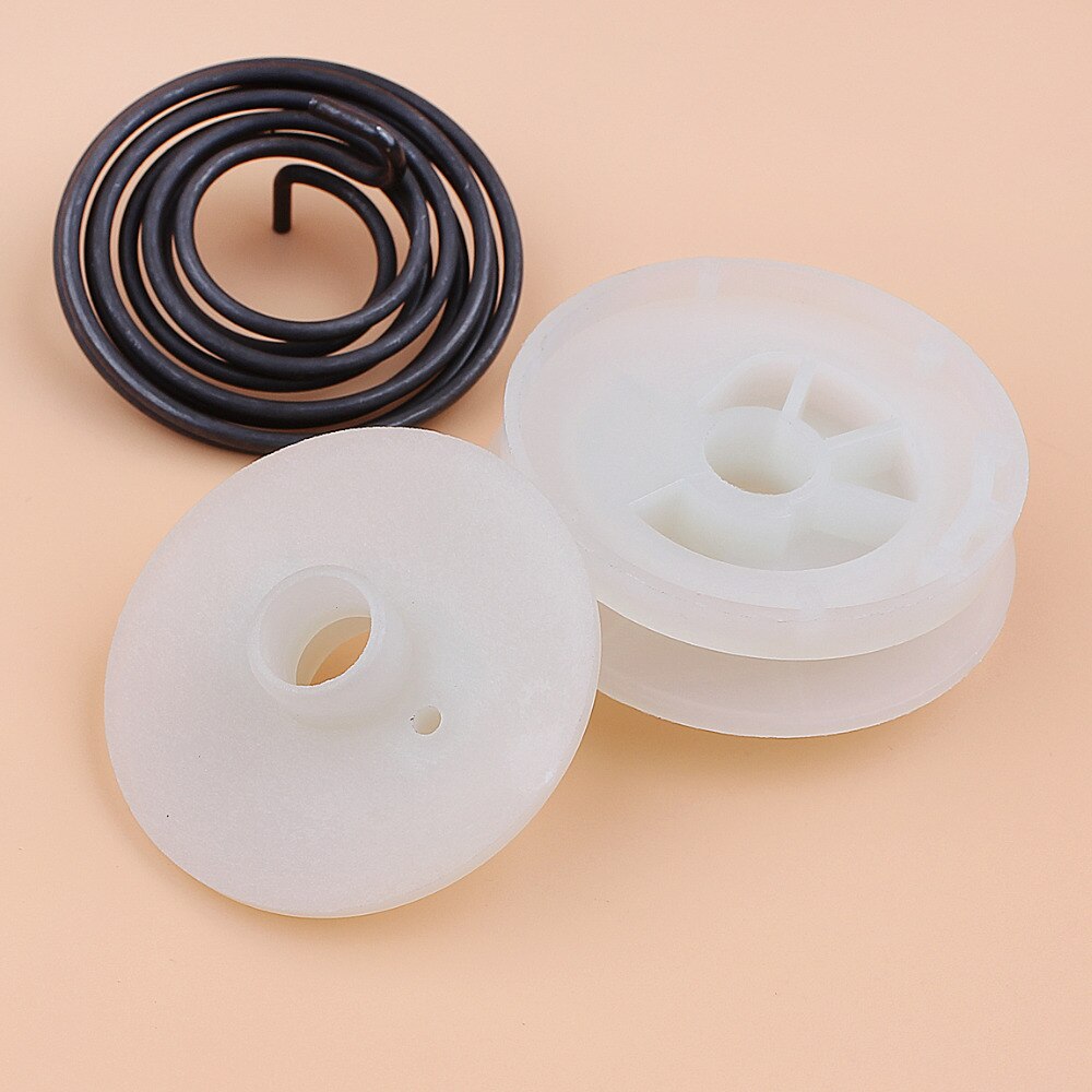 Recoil Starter Pulley Spring Kit For Husqvarna 128C 128L 128LD 128LDX Trimmer Brushcutter Parts 585530301 545008087
