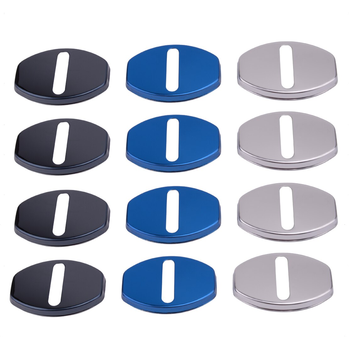 Car 4pcs Stainless Steel Door Lock Cover Buckle Trim Cap Decor Protective Case Fit for Porsche Boxster Cayman Cayenne