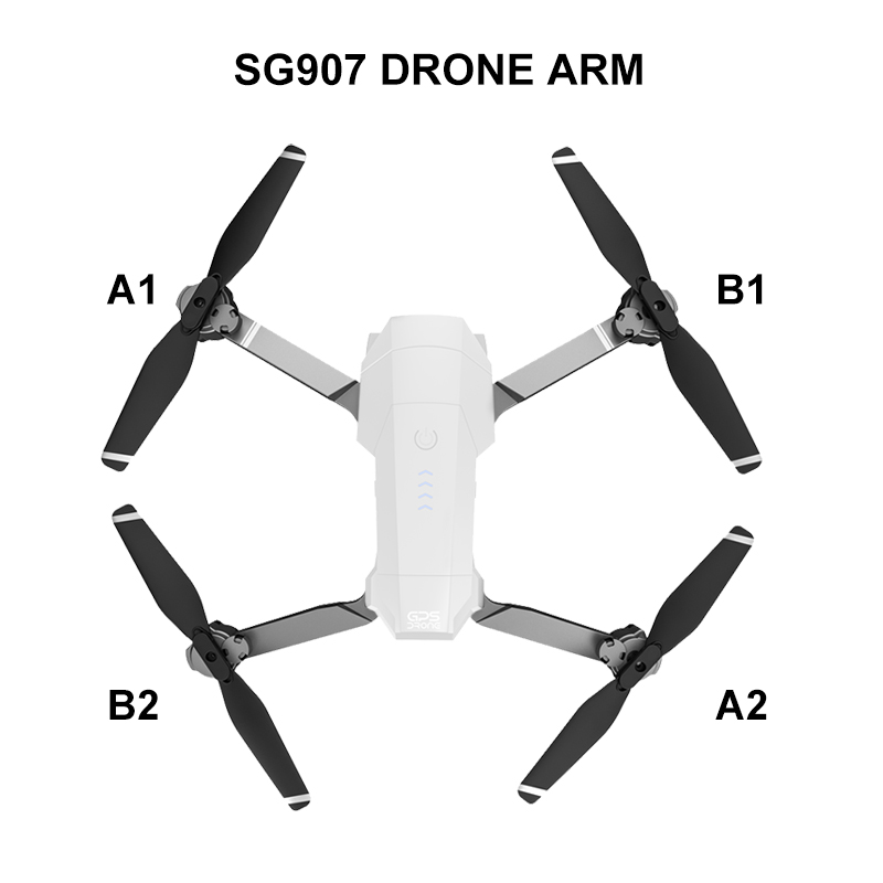 Laumox  sg907 gps drone arm 1080p 4k hd kamera 5g wifi fpv rc quadcopter drone dele motor