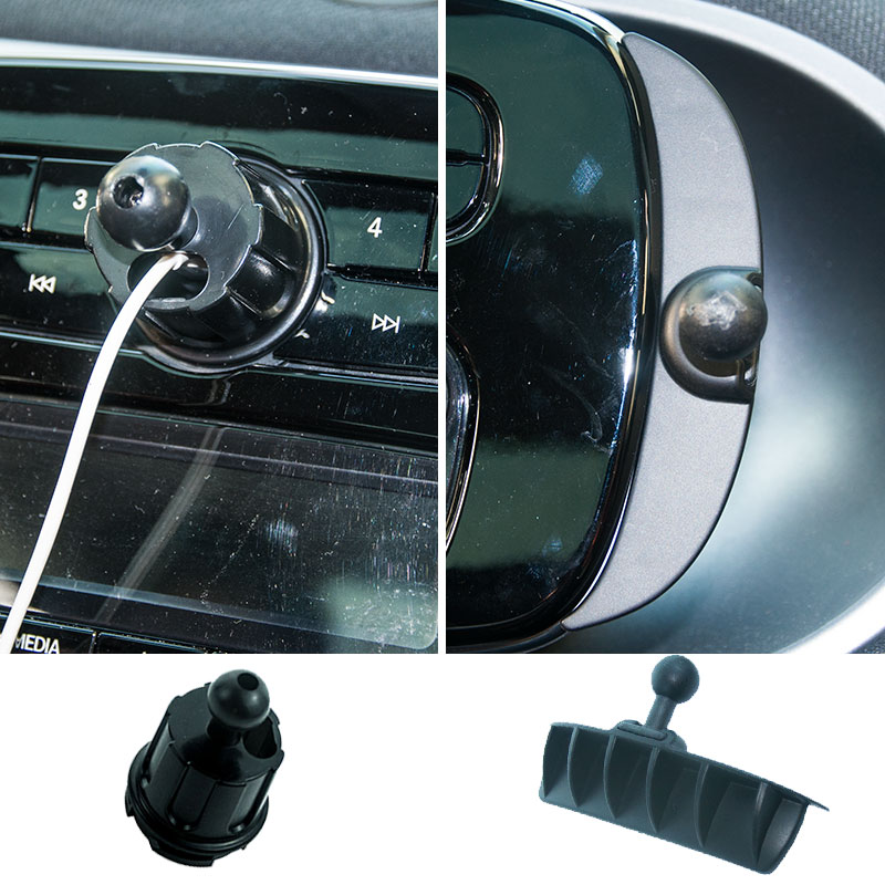 Supporto per telefono per auto Staffa mobile a gravità per Mercedes Smart 453 Fortwo Forfour interno Supporto di ricarica