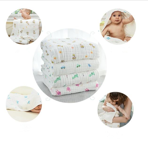 105*105cm baby tykt tæppe nyfødt sengetøj høst vinter baby sengetøj baby åndbart muslin tæpper