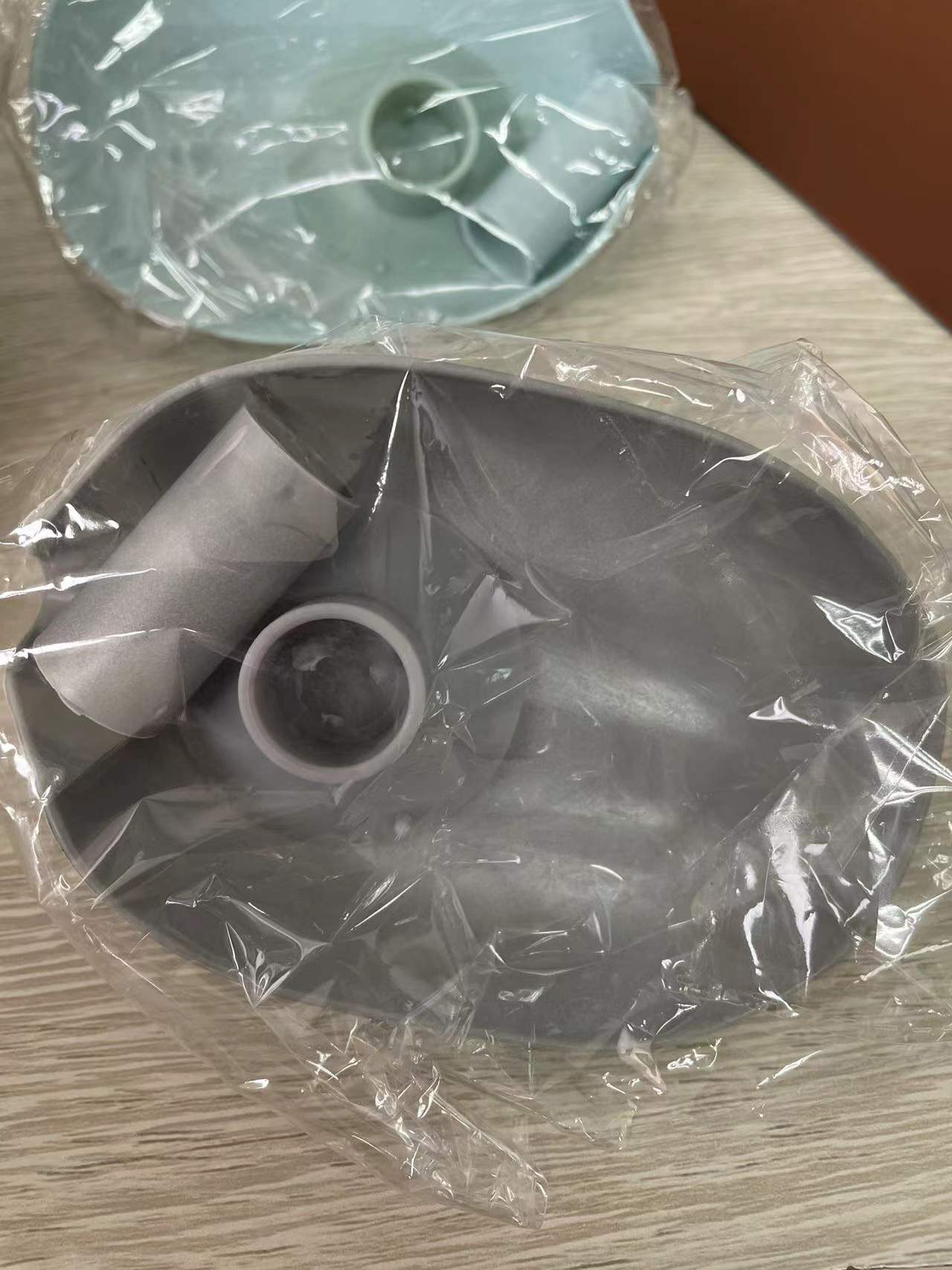 Porta sapone da bagno a ventosa porta sapone a foglia porta sapone porta sapone da viaggio anti muffa per uso bagno e cucina: grigio