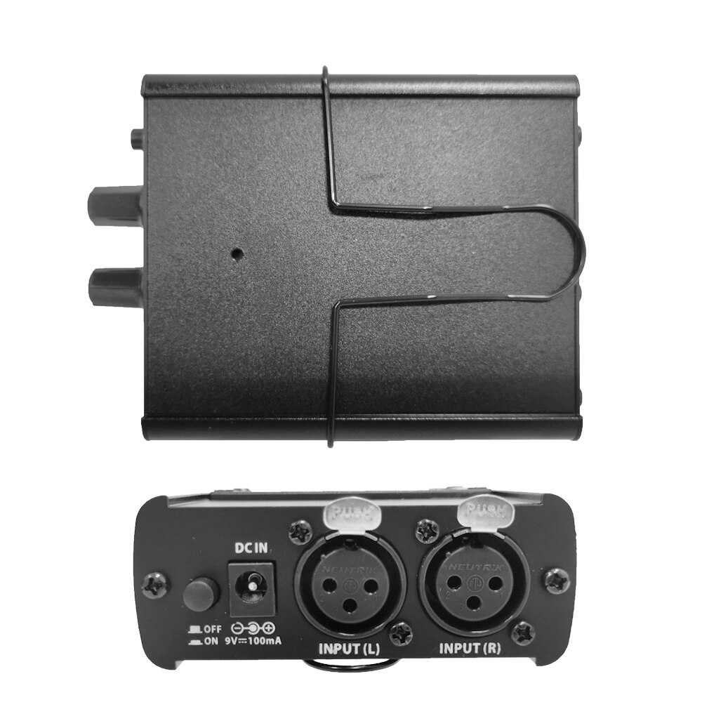 Pro In-Ear Monitor Versterker Persoonlijke Hoofdtelefoon Koptelefoon Versterker Amp Met Xlr Ingangen 3.5Mm Output Interface