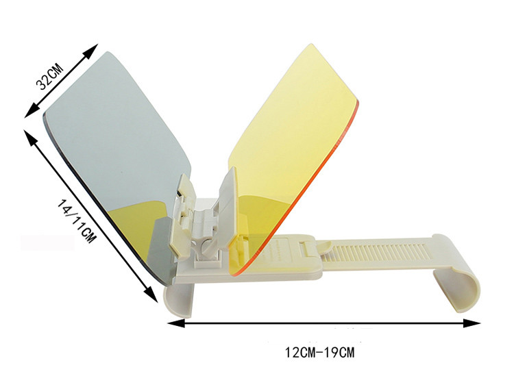 Dag En Nacht Amfibische Auto Zonneklep Cover In Plaats van Zonnebril Auto Anti-verblinding Spiegel Night-vision Bril