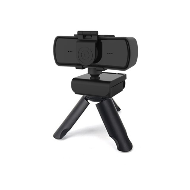 Webcam HD 2K 2040*1080P Computer Pc Webcamera Met Microfoon Draaibare Camera Voor Live-uitzending Video Bellen Conferentie Werk: Webcam With Tripod