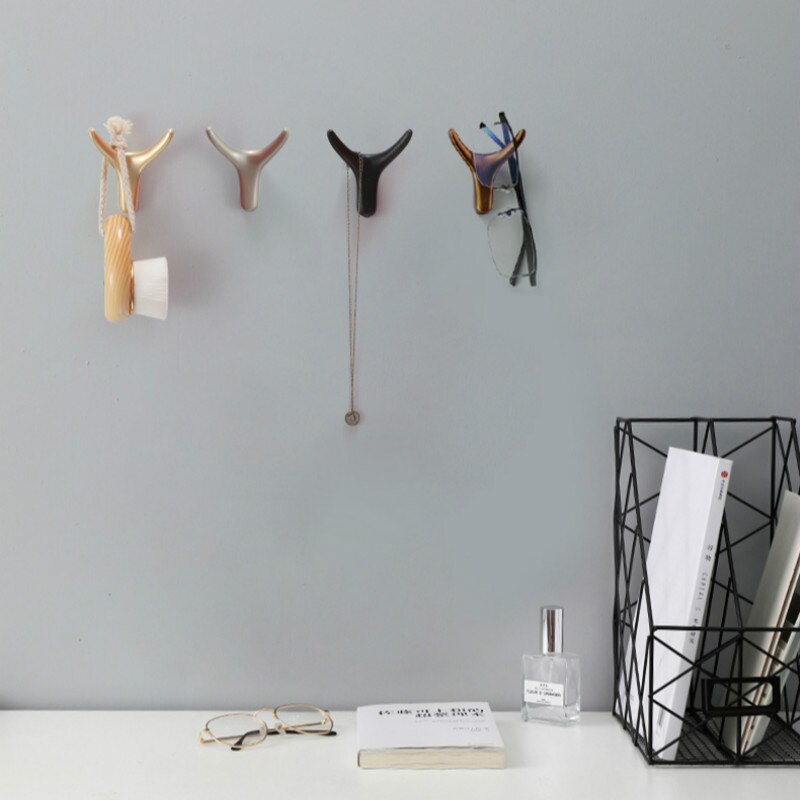 JD Zink-legierung nordisch Zauberstab Haken KleiderbüGel kleider Haken Mantel Tasche Hütte Hängen Haken Schlecht Küche Kleidung Gestelle mit Schrauben