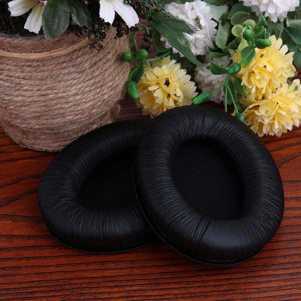 1 paar vervangende oorkussens voor sennheiser  hd201 hd180 hd201s koptelefoon, inclusief zachte oorkussens en een opbergdoosje.