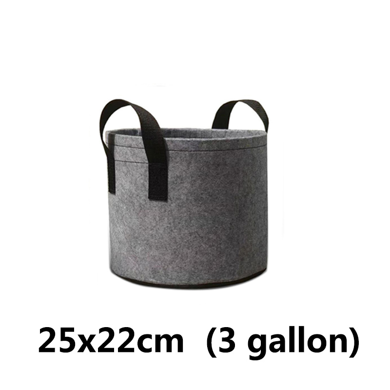 2 Sacchetti per coltivazione di piante da 5 galloni Crescita di patate Attrezzi da giardino domestico 7 galloni 10 galloni Piantare fiori albero da frutto Vasi in tessuto: Army Green