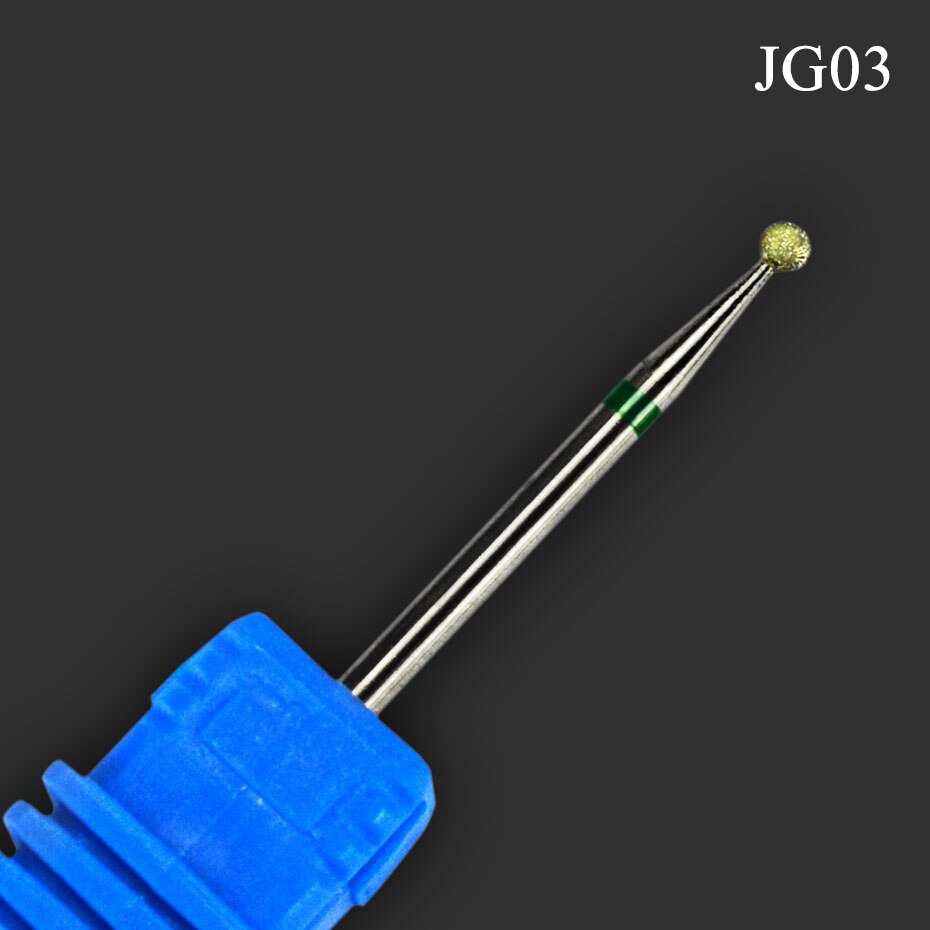 1pc de Arte de uñas de fresadora cortador de uñas de broca de carburo de Burr piedra para uñas Bits herramientas de manicura pedicura BEJG01-05: JG03