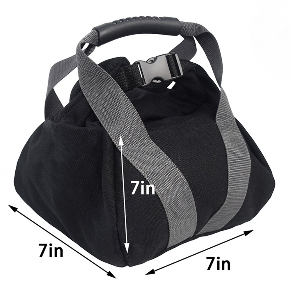 Justerbar kettlebell sandsäck bärbar mjuk sandpåse tyngdlyftning hantel gym fitness plasticitet muskel hem kroppsbyggnad
