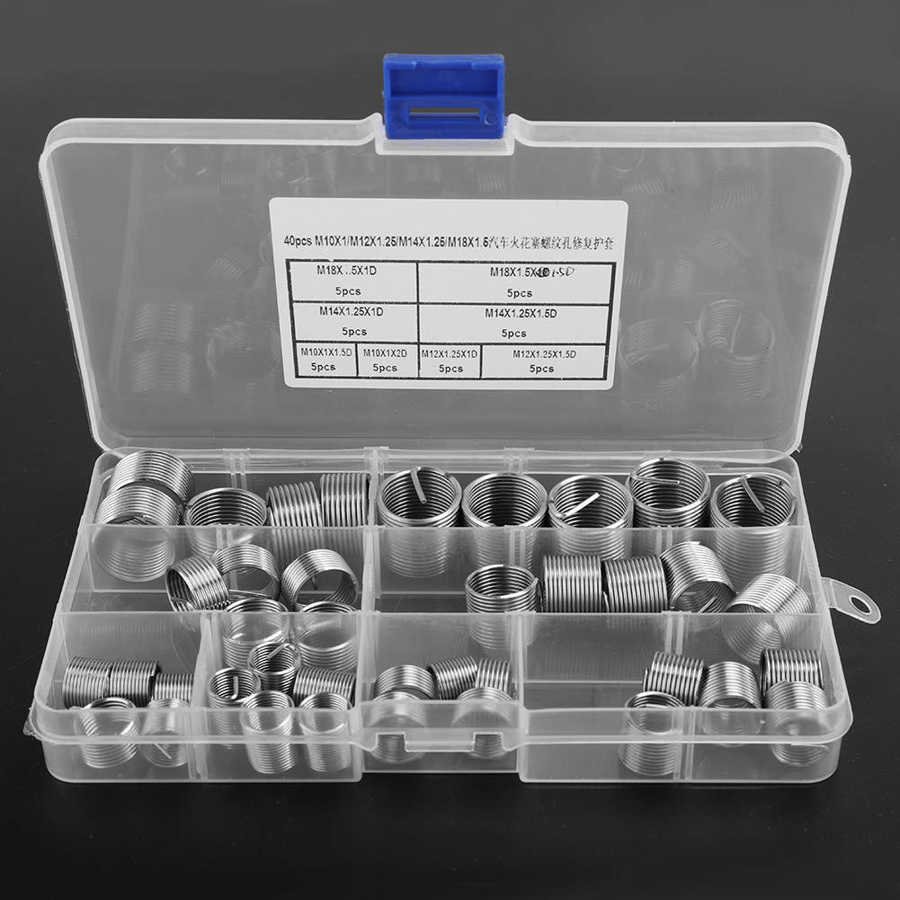 40Pcs Screw Thread Sleeve Kit Piston Cylinder Stai... – Grandado
