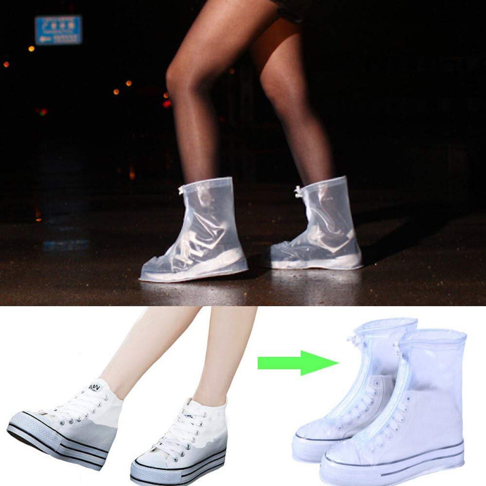 Outdoor Rain Shoes Boots Covers Waterproof Slip-resistant Overshoes Galoshes Travel for Men Women Kids Shoes Cover A10