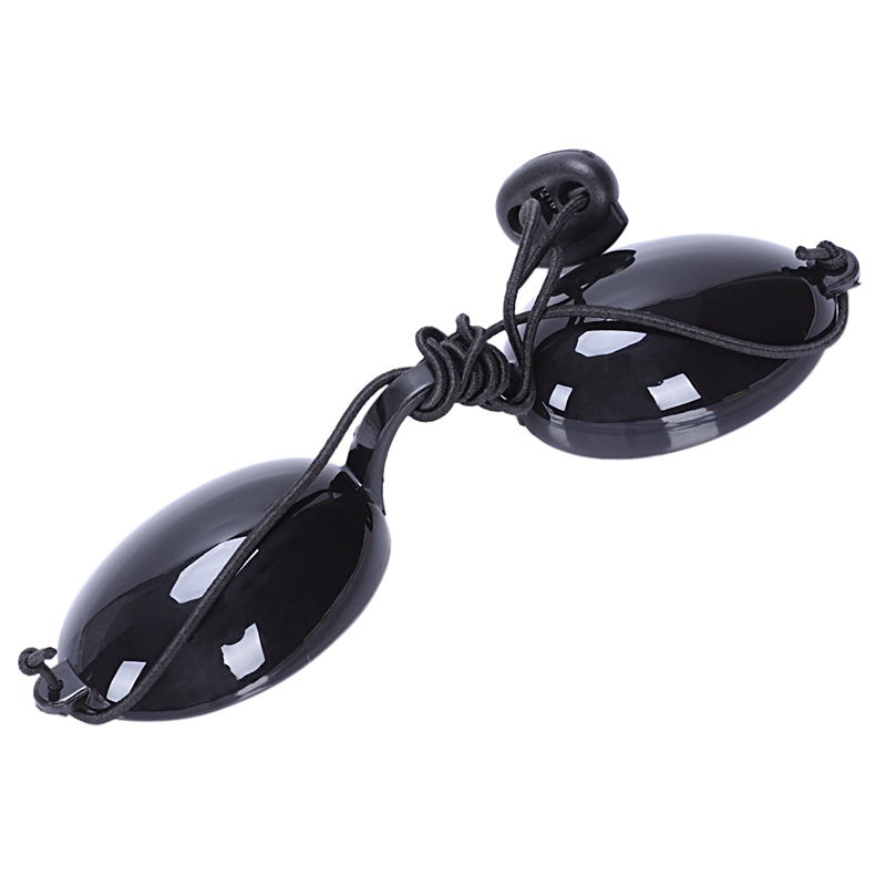 Lunettes De Protection Beauté Blanches En TPU - Pour épilation, IPL, Soins Du Visage, Avec Sac De Rangement