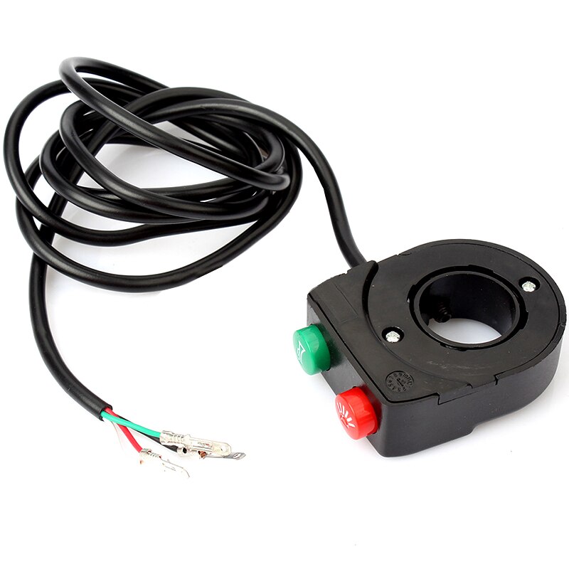 22Mm 3 Draad Motorfiets Schakelaars Motor Claxon Elektrische Koplamp Stuur Controller Schakelaar Voor Atv Scooter Universele