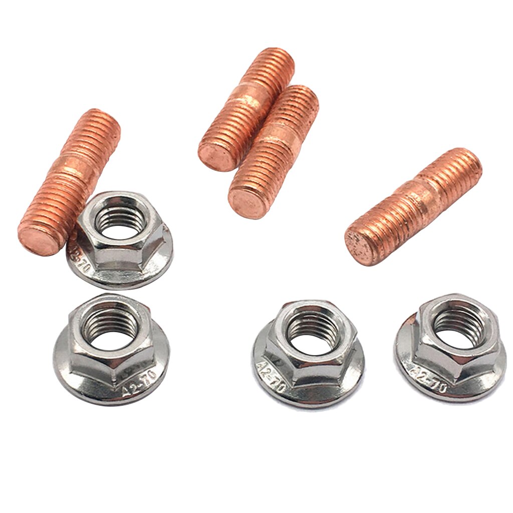 M10 x 1.50mm turbo Stud Kit | Full set of 4 studs(Grade 8 Heat treated alloy steel) + 4 nuts