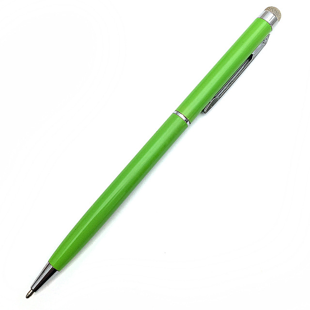 2 sztuk/partia klip projekt 2 w 1 uniwersalny rysik miękkie tkaniny głowy dla Ipad Iphone Tablet trwałe pojemnościowy ołówek...: Green