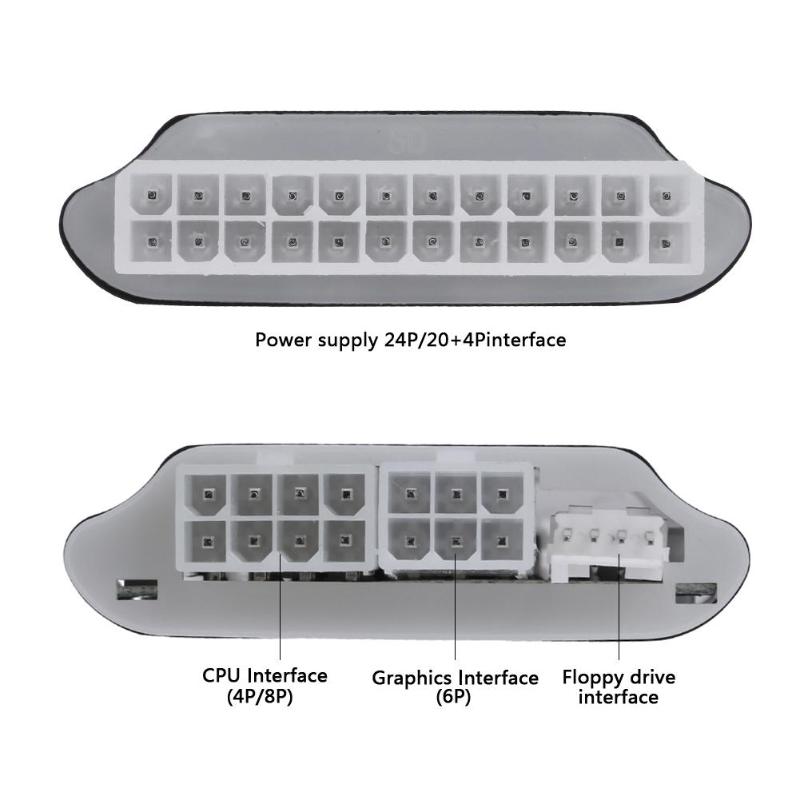 Digital LCD Display PC Computer Power Supply Tester Checker ATX Measuring Diagnostic Tester Tools Power Supply Tester