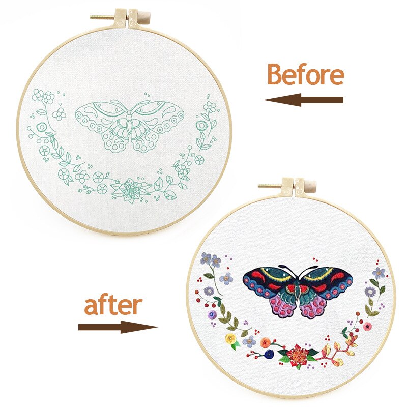 Borduren Met Hoepel Dieren Diy Handwerk Handwerken Voor Beginner Borduurpakketten Schilderen Naaien Lint Arts Home Decor