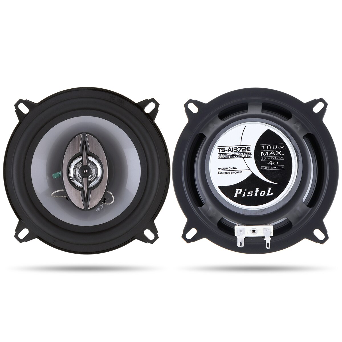 2pcs 5 Inch Car Coaxial Spaeker 13cm 180W 2 Way Auto Music Stereo Full Range Frequency Hifi Speaker Lound Speaker Loundspeaker