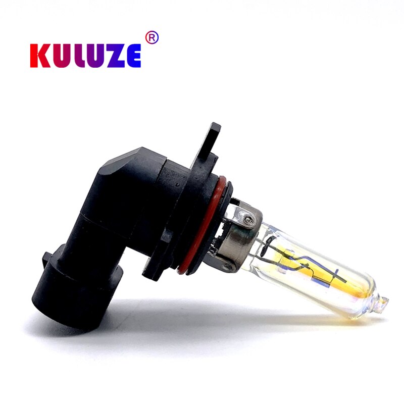 KULUZE 2 Pcs HIR2LL 12V55W 9012 Headlamp 2300K PX22D Halogen Lamp Replace Upgrade Super Yellow Rain And Fog Proof Light Car Bulb